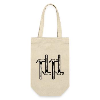 Artisan bricoleur Artisan Artisan Outil Construction - Sac à bouteille - nature - Devant