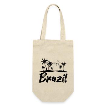 Brazil - Gift Bag for Bottles - nature - Front