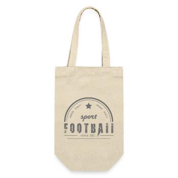 Ballsport - Geschenkbeutel für Flaschen - Natur - Vorne