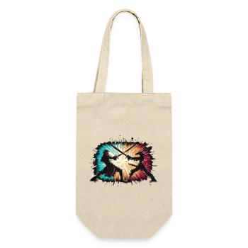 A SWORD FIGHT - Gift Bag for Bottles - nature - Front