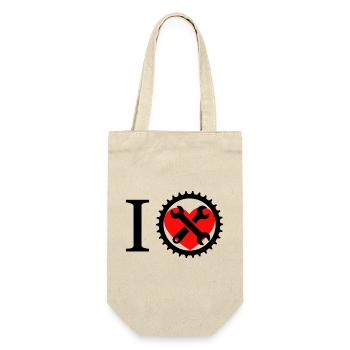 Craftsman Handyman Craft Tool Construction Site - Gift Bag for Bottles - nature - Front