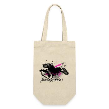 Feeling vibes - Geschenkbeutel für Flaschen - Natur - Vorne