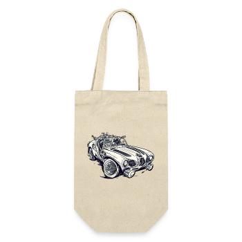Timeless car - Gift Bag for Bottles - nature - Front