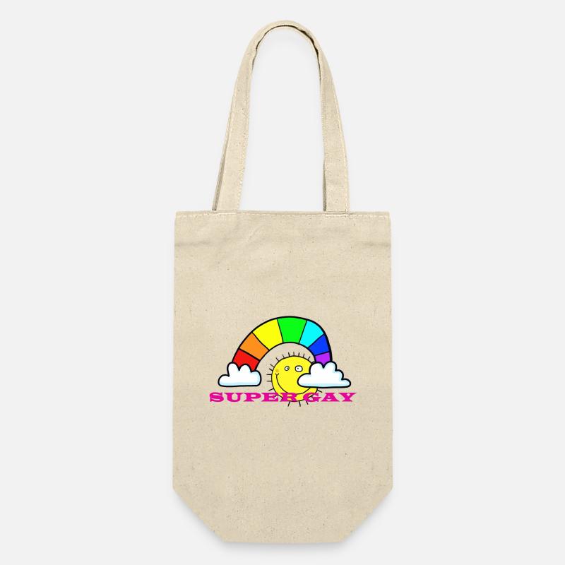 Super Rainbow gay - Sac à bouteille - nature