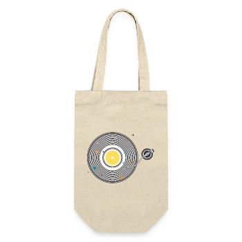 Système Solaire Disque Vinyle - Sac à bouteille - nature - Devant