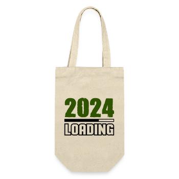 Loading 2024 - Geschenkbeutel für Flaschen - Natur - Vorne