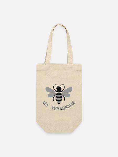 Abeille durable - Sac à bouteille - nature