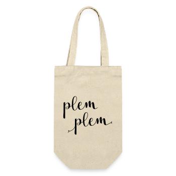 plem plem - Geschenkbeutel für Flaschen - Natur - Vorne