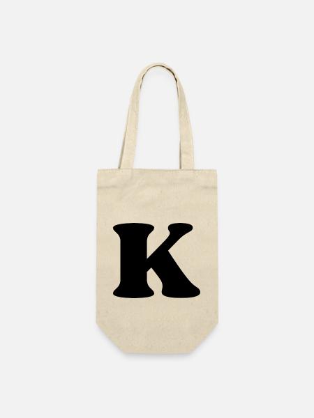 Lettre k - Sac à bouteille - nature