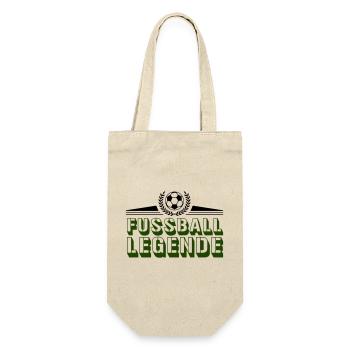 fussball legende - Geschenkbeutel für Flaschen - Natur - Vorne
