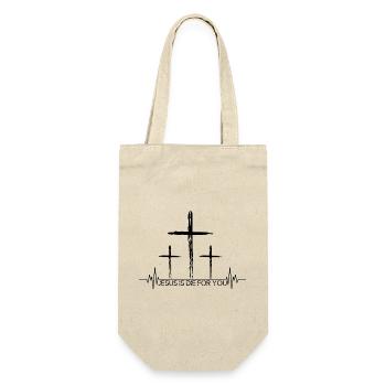 Jésus meurt pour toi - Sac à bouteille - nature - Devant