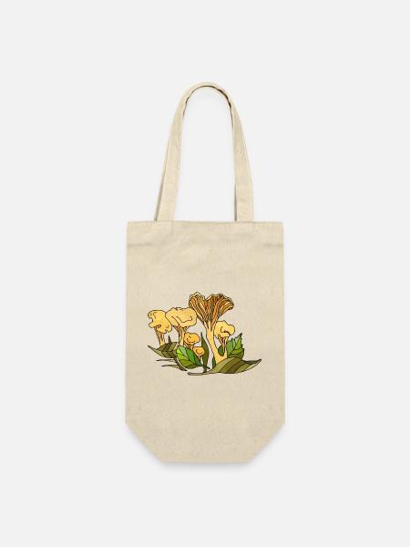 Pilze - Geschenkbeutel für Flaschen - Natur