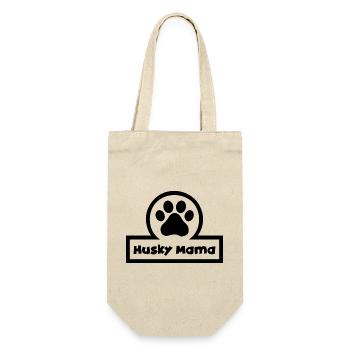 Lustiges Hunde Bild Hundeliebhaber Haustier - Geschenkbeutel für Flaschen - Natur - Vorne