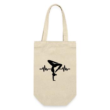Heartbeat Gymnastics - Meditation Gymnastics Yoga - Gift Bag for Bottles - nature - Front