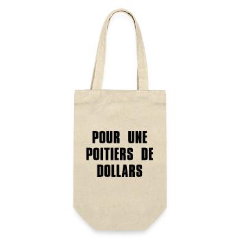 Pour une Poitiers de Dollars (noir) - Sac à bouteille - nature - Devant