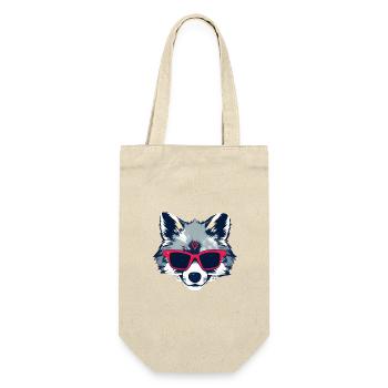 funny wolf - Gift Bag for Bottles - nature - Front