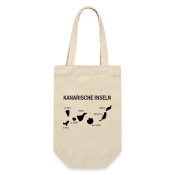 Canary islands Map Kanarische Inseln Karte - Geschenkbeutel für Flaschen - Natur - Vorne