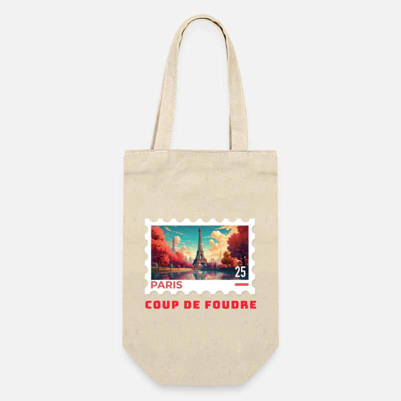 Paris - Gift Bag for Bottles - nature
