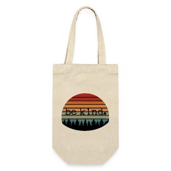 be kind - Gift Bag for Bottles - nature - Front