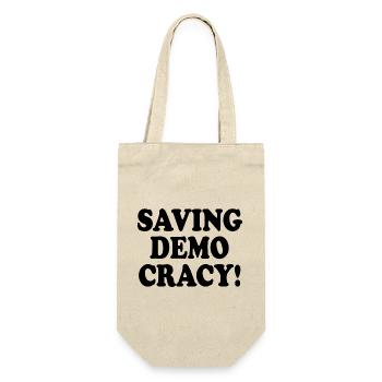 Saving democracy - Gift Bag for Bottles - nature - Front