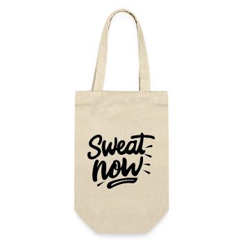 Sweat Now - Gift Bag for Bottles - nature - Front