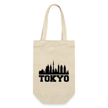 Tokyo Skyline - Gift Bag for Bottles - nature - Front