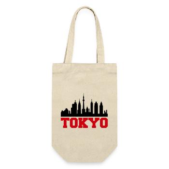 Tokyo Skyline - Gift Bag for Bottles - nature - Front
