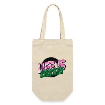 happy golfgirls birthday present idea funny quote - Gift Bag for Bottles - nature - Front