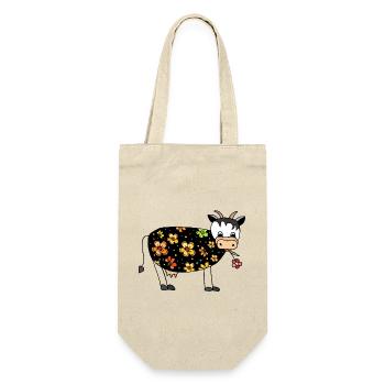 Cow - Gift Bag for Bottles - nature - Front