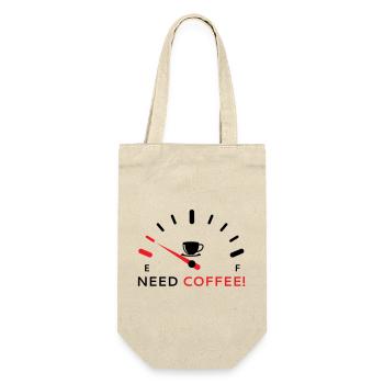 Besoin de café 2 - Sac à bouteille - nature - Devant