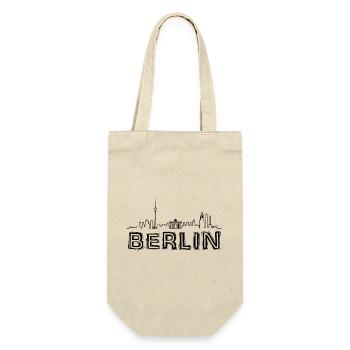BERLIN 2023 Germany Capital - Gift Bag for Bottles - nature - Front