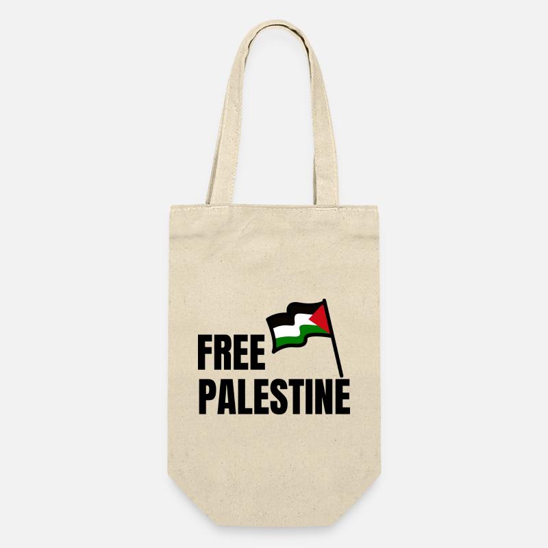 Free palestine - Gift Bag for Bottles - nature