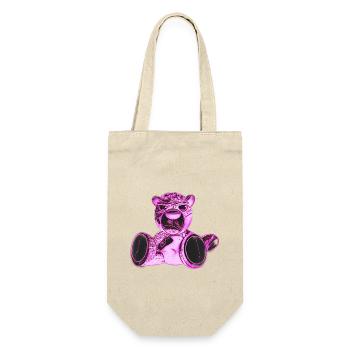Creepy Teddy Pink - Gift Bag for Bottles - nature - Front