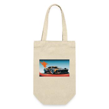 Voiture de course colorée - Sac à bouteille - nature - Devant