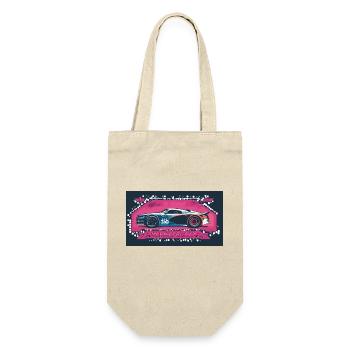 Nightlife Racecar Blue - Gift Bag for Bottles - nature - Front