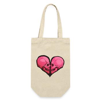 Skullheart - Gift Bag for Bottles - nature - Front