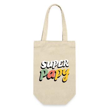 Super papy - Sac à bouteille - nature - Devant