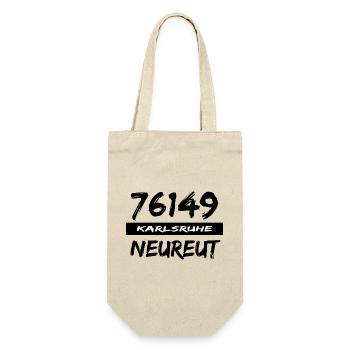 76149 Karlsruhe Neureut - Geschenkbeutel für Flaschen - Natur - Vorne
