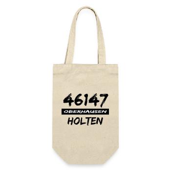 46147 Oberhausen Holten - Geschenkbeutel für Flaschen - Natur - Vorne