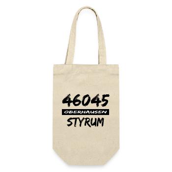 46045 Oberhausen Styrum - Geschenkbeutel für Flaschen - Natur - Vorne