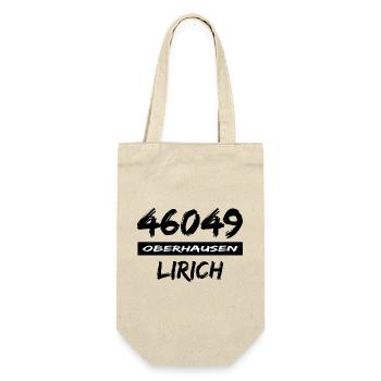 46049 Oberhausen Lirich - Geschenkbeutel für Flaschen - Natur - Vorne