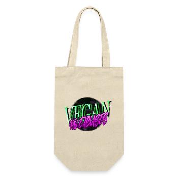 Cadeau d’anniversaire Cool Statement Pro Vegan - Sac à bouteille - nature - Devant