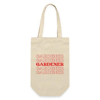 Jardinier Horticulteur Paysagiste Cultivateur Planteur - Sac à bouteille - nature - Devant