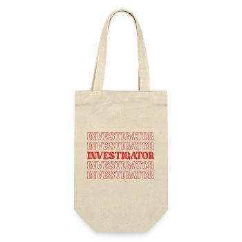 Investigator Detective Private Eye Sleuth Gumshoe - Gift Bag for Bottles - nature - Front