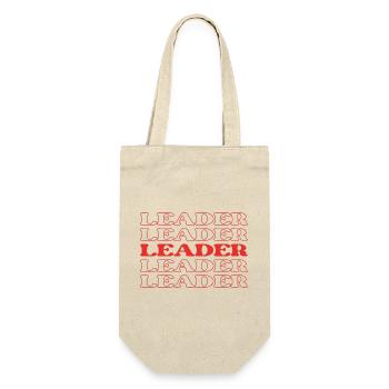 Leiter Leiter Leiter Vorgesetzter Manager - Geschenkbeutel für Flaschen - Natur - Vorne