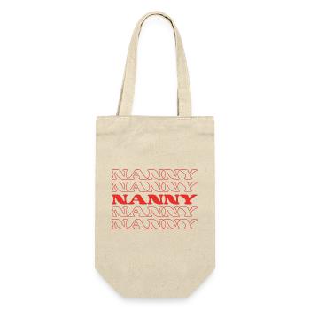 Nanny Babysitter Childcare Provider Caregiver - Gift Bag for Bottles - nature - Front