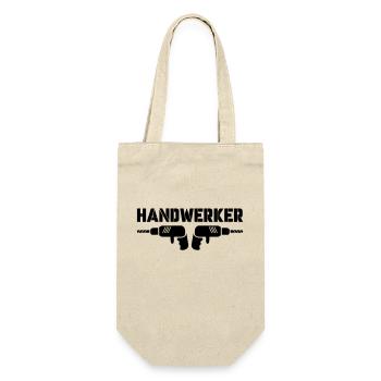 handwerker - Geschenkbeutel für Flaschen - Natur - Vorne