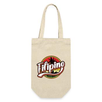 Philippines Filipino Palm Pride I Gift Stick - Gift Bag for Bottles - nature - Front