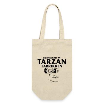 You can find me at the factory - Gift Bag for Bottles - nature - Front
