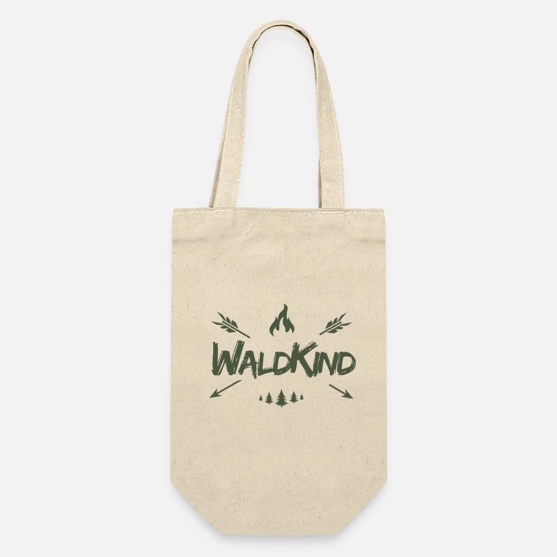 Waldkind - Geschenkbeutel für Flaschen - Natur